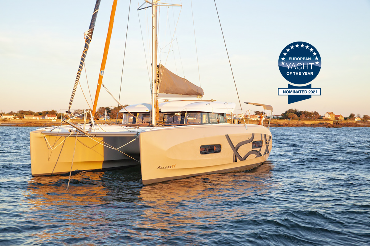 The Excess 11 is in the running to become European Yacht of the Year (EYOTY)