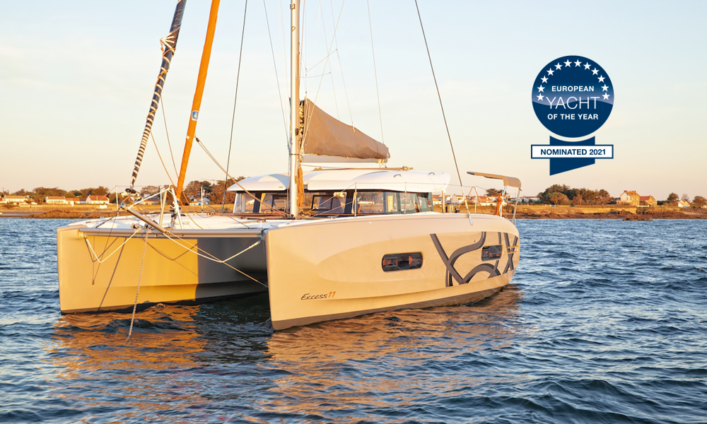 The Excess 11 is in the running to become European Yacht of the Year (EYOTY)